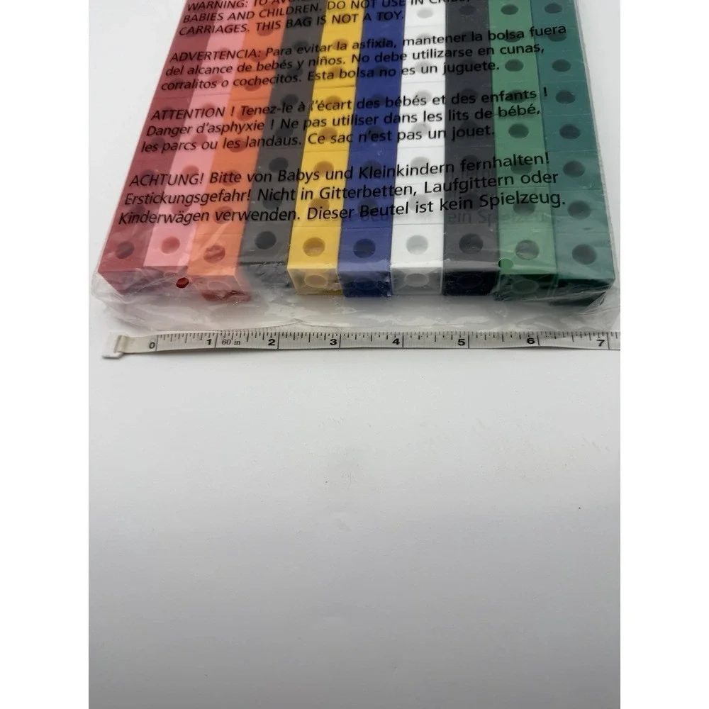 100‎ Educational hand2mind Snap Cubes Linking Plastic Color Math Manipulative